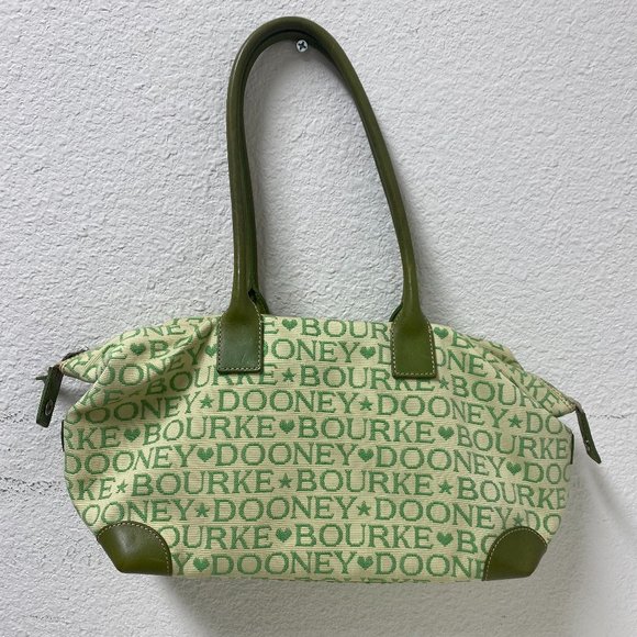 Dooney & Bourke Canvas Barrel Bag - Mint Green - Picture 1 of 6